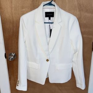 Banana Republic white blazer.